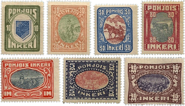 Post stamps of North Ingria, second series