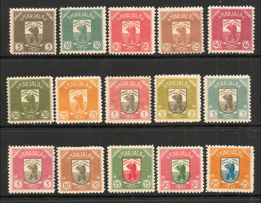 Post stamps of Karelia