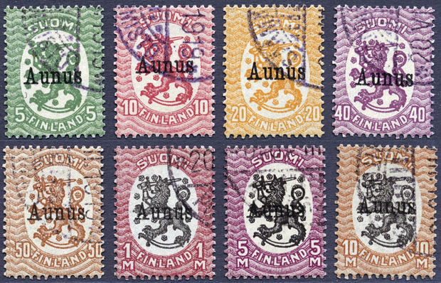 Post stamps of Olonets Karelia