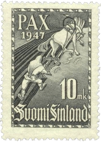 1947. Finnish postage stamp
