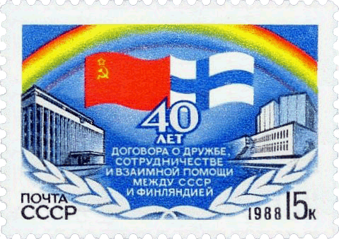 40 years of the Agreement of Friendship, Coöperation, and Mutual Assistance between The USSR and The Finland